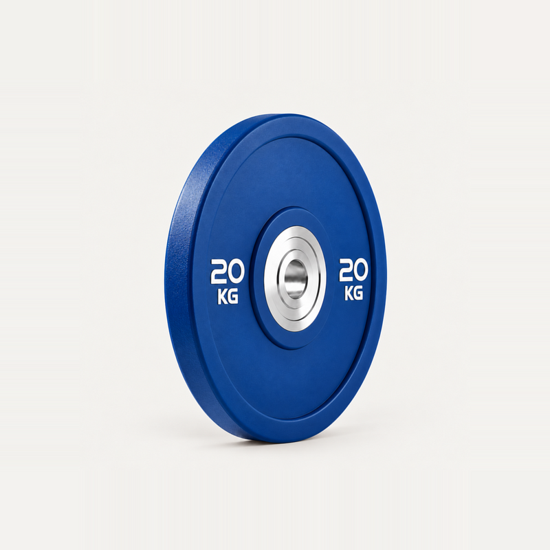 20kg Blue Rubber Olympic  Weighted Plates 