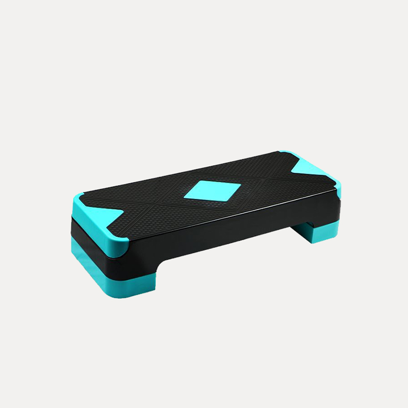 Aerobic step platform with anti-slip surface for home and commercial fitness training