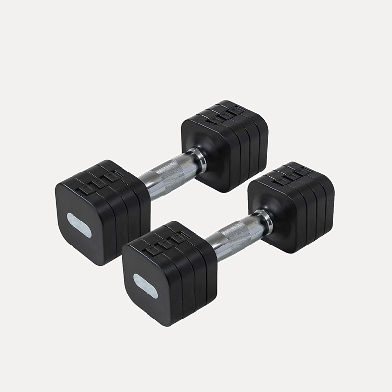 Adjustable Dumbbell with Modular Weight System for Home Gym Strength Training