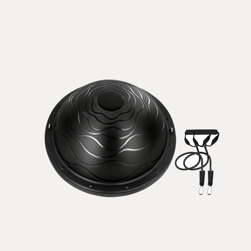 Dome Balance Trainer with Resistance Bands for Core Stability and Functional Fitness Training