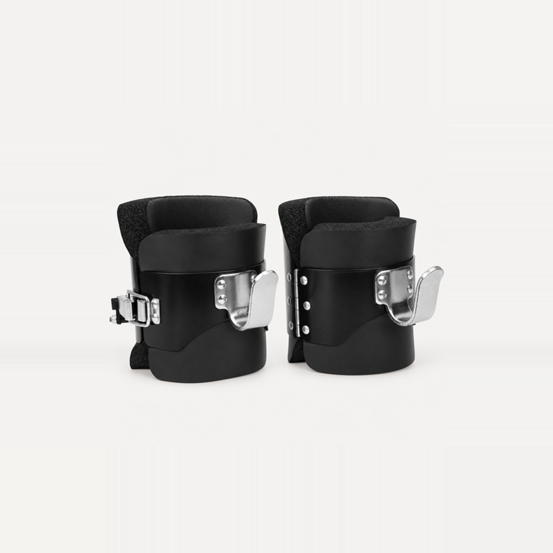 Padded Inversion Gravity Boots with Metal Hooks