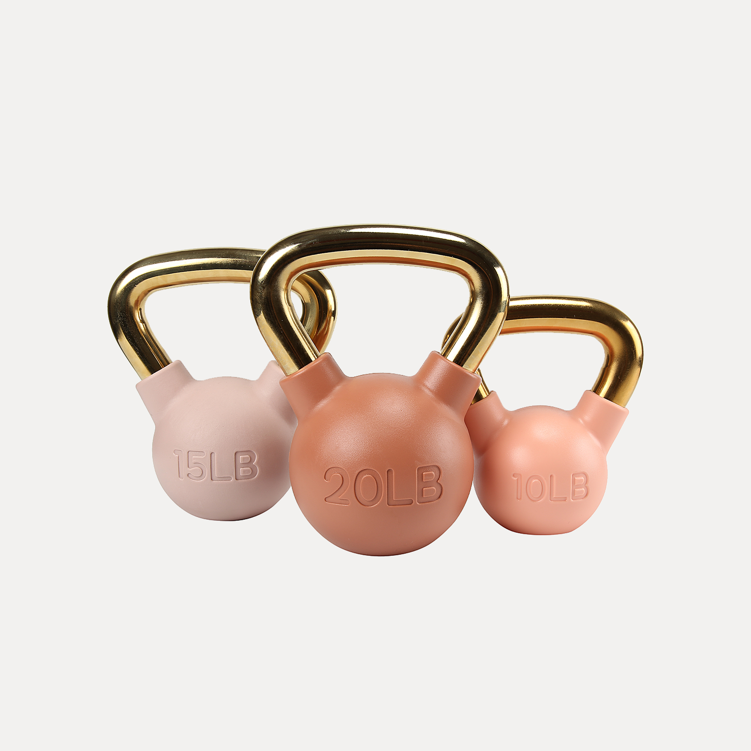 Premium PVC Injection Molded Kettlebell with Stylish Handle Design for Home Gym Training