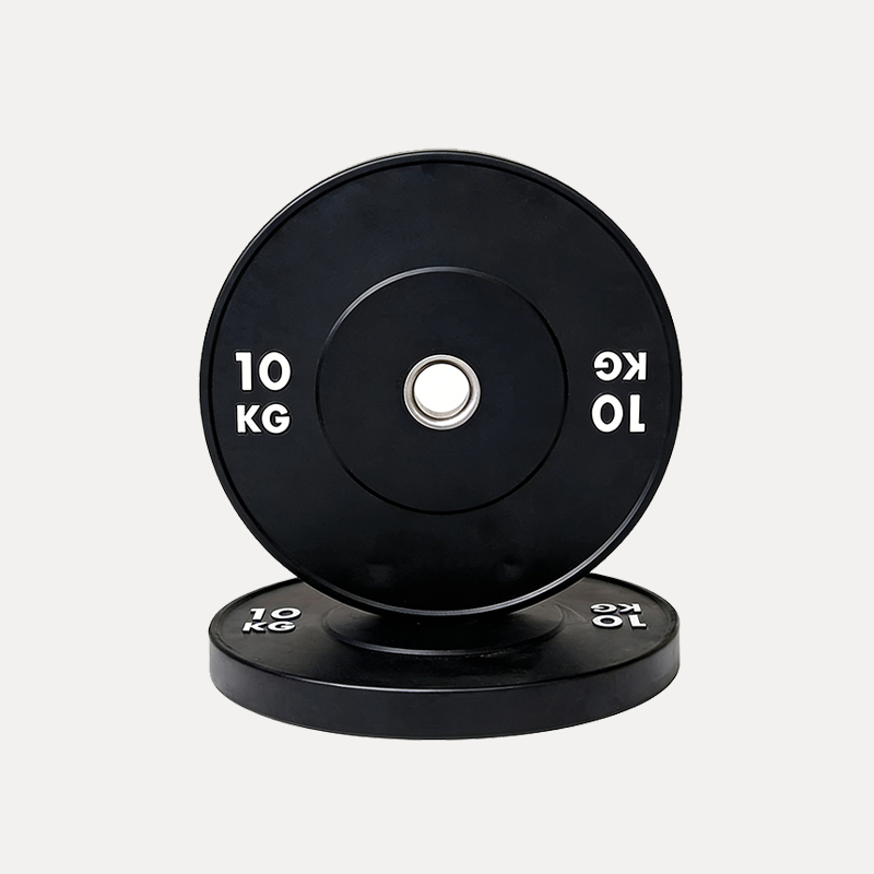 Rubber Coated Olympic Weight Plate with Steel Hub for Strength Training and Commercial Gym Equipment
