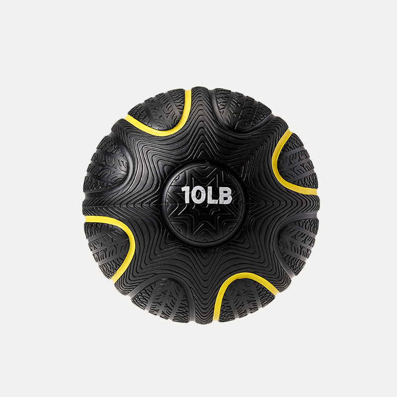 heavy duty rubber medicine ball for functional training gym equipment