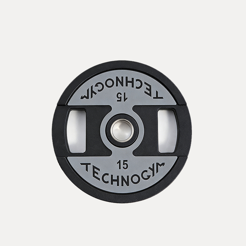 TPU Olympic weight plate with handles